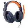 Logitech LOGI Zone Learn - CLASSIC BLUE - WW-9006 sluchátka otevřená (On Ear) modrá, oranžová
