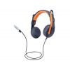 Logitech LOGI Zone Learn - CLASSIC BLUE - WW-9006 sluchátka otevřená (On Ear) modrá, oranžová