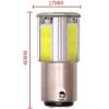 Žárovka LED BaY15D 12V bílá, 4x COB