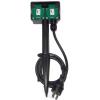 Zásuvkový sloupek zapichovací, přívod 1,5m, 3x1,5mm2, 2x16A, IP44