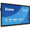 Iiyama displej Digital Signage Energetická třída (EEK2021): G (A - G) 189.3 cm 75 palec 3840 x 2160 Pixel