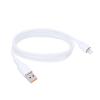 Solight lightning kabel, USB 2.0 A konektor - Lightning konektor, silikon, 1m - SSC1501-S