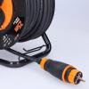 Solight prodlužovací přívod - na bubnu, 4 zásuvky, 25m kabel guma-neopren, 3x 2,5mm2, IP44 - PB41