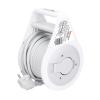 Solight prodlužovací přívod na bubnu 10m, 3 zásuvky, šedý kabel, 3x 1,0mm2 - PB25B