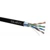 Kabel FTP Cat.5e PE drát venkovní černá 305m/box Solarix cena za balení 305 ks