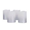 Solight sada LED svíček s časovačem, 4x svíčka, 6,5cm, stříbrná barva, 4xCR2032 součástí - 1V284