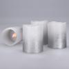 Solight sada LED svíček s časovačem, 4x svíčka, 6,5cm, stříbrná barva, 4xCR2032 součástí - 1V284