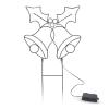 Solight LED venkovní dekorace zvonečky, 100x LED, časovač, 55cm, 3x AA - 1V289