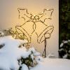 Solight LED venkovní dekorace zvonečky, 100x LED, časovač, 55cm, 3x AA - 1V289