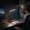 ECOLITE LED stolní lampa dotyková WEST 8W, volba teploty světla, stmívatelná, černá, USB, LU19AC-CR