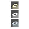 ECOLITE LED stolní lampa dotyková MILA 8W, volba teploty světla, stmívatelná, černá, USB kabel, LU15A-CR