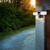 Solight LED solární osvětlení se senzorem, 9W, 850lm, 4000K, Li-Ion, černá - WO7203