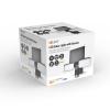 Solight LED solární osvětlení se senzorem, 9W, 850lm, 4000K, Li-Ion, černá - WO7203