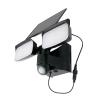 Solight LED solární osvětlení se senzorem, 9W, 850lm, 4000K, Li-Ion, černá - WO7203