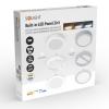 Solight LED mini panel koupelnový 2v1, 3CCT, podhledový/přisazený, 18W, 1530lm, IP54, bílá, kulatý - WD242-W