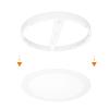 Solight LED mini panel koupelnový 2v1, 3CCT, podhledový/přisazený, 18W, 1530lm, IP54, bílá, kulatý - WD242-W