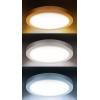 Solight LED mini panel koupelnový 2v1, 3CCT, podhledový/přisazený, 24W, 2040lm, IP54, bílá, kulatý - WD244-W