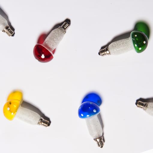 Žárovka Muchomůrka barevná 20V/0,1A, Exihand, 1ks