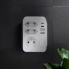 Solight rozbočka 1x 16A + 2x 2,5A, 2xUSB A+C rychlonabíječka 20W PD, bílá, vypínač - P109PD20