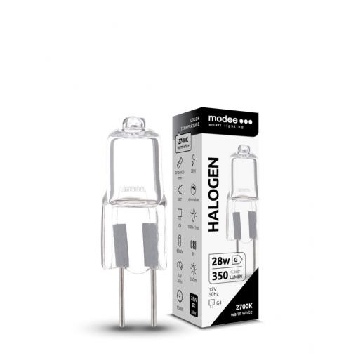 Žárovka halogenová JC G4 28W 12V Modee ML-HG428W