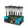 Svítidlo solární ML-GS036 LED zahradní zápich 30cm, černé, RGB