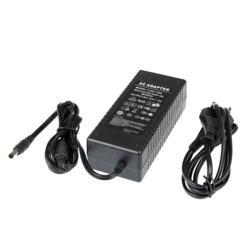 LED zdroj 12V 96W 8A zásuvkový, černý  TLZZ-12V-96W
