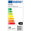 LED svítidlo stropní LINA WCLR-HF/24W/CCT + pohyb. čidlo HF mikrovlnné, IP44