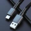 Nabíjecí a datový kabel TECHNIK USB-A/USB-C 1m, 5V 3A, černý