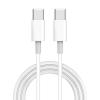Nabíjecí a datový kabel TECHNIK USB-C/USB-C 1m, 60W 20V 3A, bílý
