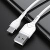 Nabíjecí a datový kabel TECHNIK USB-A/USB-C 1m, 5V 2,4A, bílý