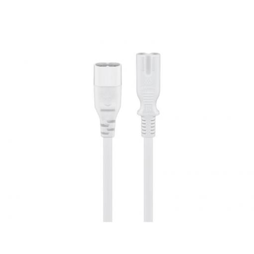 Kabel prodlužovací C7/C8 GOOBAY 97200 2m White