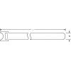 HellermannTyton kabelový manažer na suchý zip ke spojování háčková a flaušová část (d x š) 200 mm x 12.5 mm modrá 10 ks
