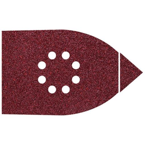 Wolfcraft 1760000 sada univerzálního brusného papíru na suchý zip, s otvory Zrnitost 80, 120, 240 (d x š) 142 mm x 107 mm 6 ks