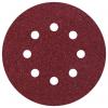 Wolfcraft 2250100 brusné papíry pro excentrické brusky na suchý zip, s otvory Zrnitost 60 (Ø) 125 mm 25 ks