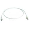 Telegärtner 100008274 RJ45 síťové kabely, propojovací kabely CAT 6A S/FTP 2.00 m bílá dvoužilový stíněný, s ochranou, samozhášecí 1 ks