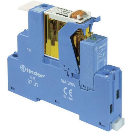 Finder 4C.02.8.024.0060 reléový modul, 24 V/AC, 8 A, 2 přepínací kontakty, Tray, 1 ks