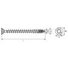 SWG Hox 17900401663 zápustný šroub 4 mm 16 mm T profil DIN 18360 ocel pozinkované 50 ks