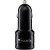 USB nabíjecí autoadaptér, 2x USB, 4800mA max., DC 12V, černý