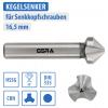 GSR B04042165 záhlubník 16.5 mm HSS broušený válcová stopka 1 ks