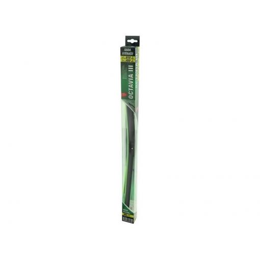 Ploché stěrače COMPASS FLAT SET 610+450mm GREEN OCT III