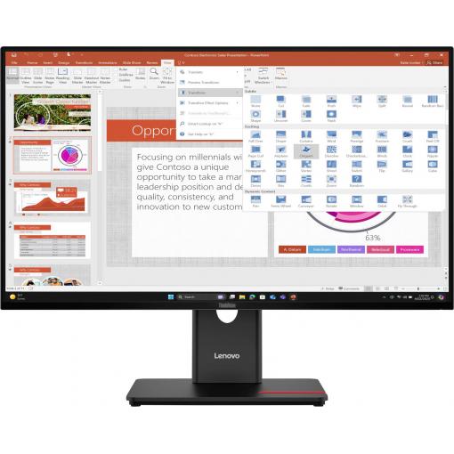 Lenovo ThinkVision T27-40 LED monitor 68.6 cm (27 palec)16:9, 6 ms, IPS LED