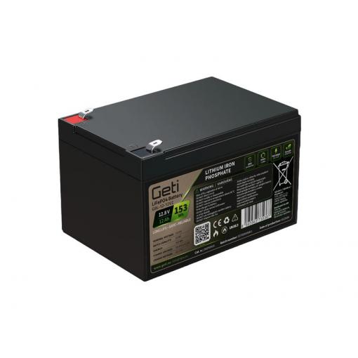 Baterie LiFePO4 12,8V 12Ah GETI GBL-12-12