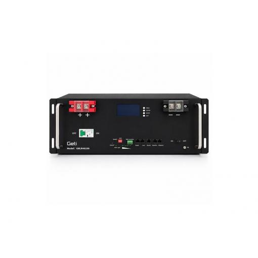 Bateriový modul LiFePO4  48V 100A GBLR-48-100 4,8 kWh GETI do 19" racku