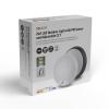 Solight LED venkovní osvětlení se senzorem, 3 CCT,  15/18/20W, 1800lm, 22cm, 2v1 - bílý a černý kryt - WO780-2