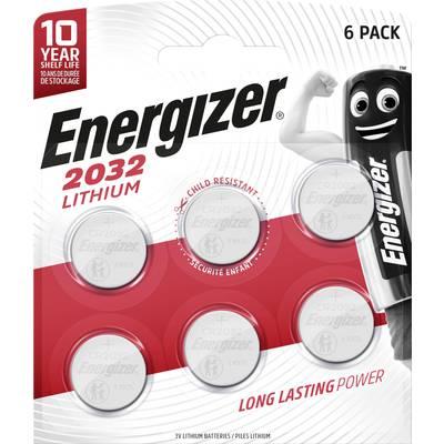 Baterie ENERGIZER CR 2032 B6 Lithium cena za balení 6 ks