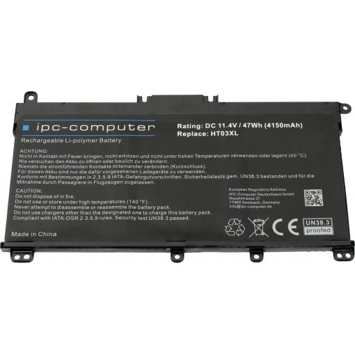 ipc-computer akumulátor do notebooku HT03-H REPLACE 11.4 V 4150 mAh HP
