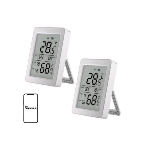 Smart senzor teploty a vlhkosti SONOFF SNZB-02DR2 ZigBee 2ks