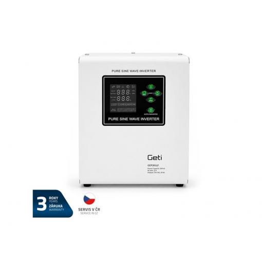 Zdroj záložní GETI GEP301LF sinus 300W nástěnný (500VA)