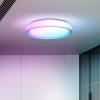 Solight LED osvětlení s dálkovým ovladačem Floco, 30W + 6W RGB, 2100lm, 40cm, změna chromatičnosti, stmívatelné - WO8015