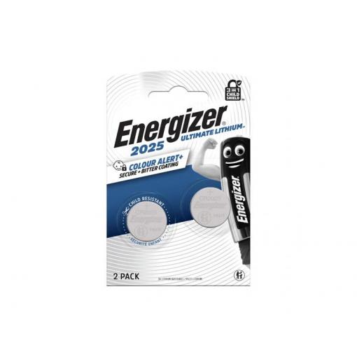 Baterie CR2025 ENERGIZER Ultimate lithiová 2ks / blistr -30°C